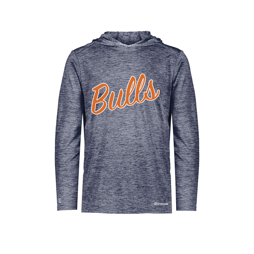 [FOLHCGNV-AS-LOGO1] Decker Men's Charge Hoodie (Adult S, Navy, Logo 1)