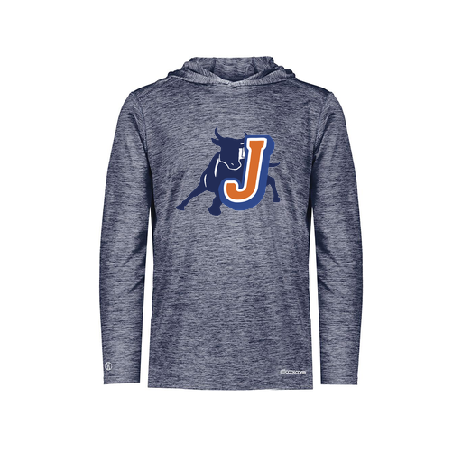 [FOLHCGNV-YS-LOGO2] Decker Youth Charge Hoodie (Youth S, Navy, Logo 2)