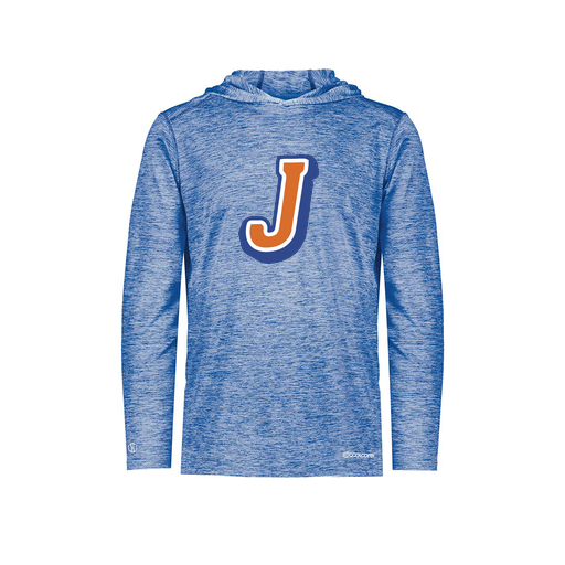 [FOLHCGRY-YS-LOGO3] Decker Youth Charge Hoodie (Youth S, Royal, Logo 3)